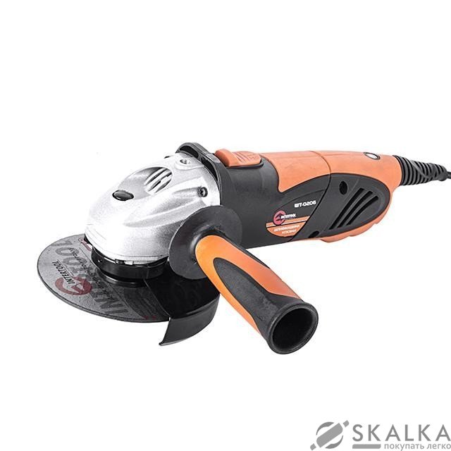 На фото Шлифмашина угловая Intertool STORM, 650Вт, 125мм (WT-0206)