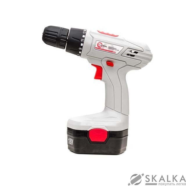 На фото Шуруповерт аккумуляторный Intertool 18В, 0-10 (DT-0312)