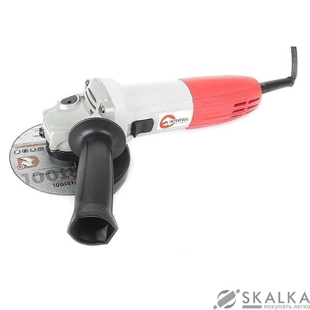 На фото Шлифмашина угловая Intertool 860Вт, 125мм (DT-0267)