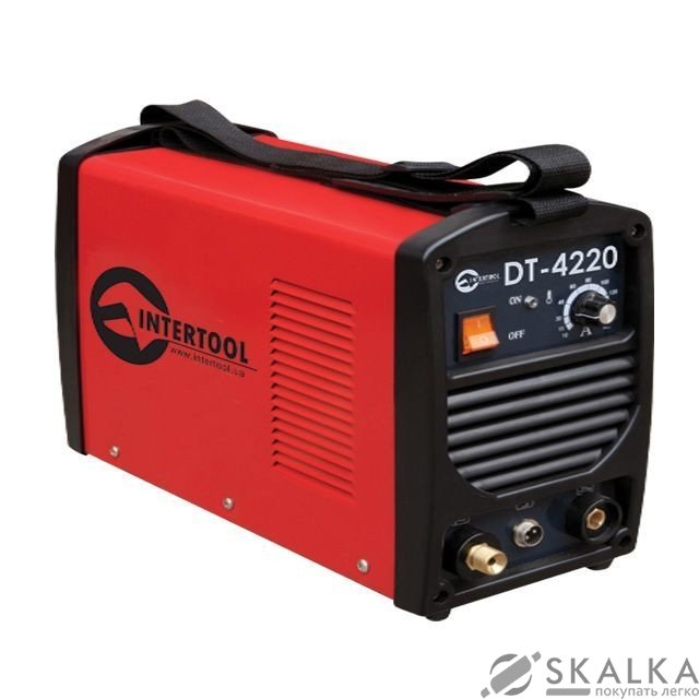 Инвертор cварочный Intertool для аргоно-дуговой сварки 230В, 4.5кВт, 10-200А (DT-4220) На фото Инвертор cварочный Intertool для аргоно-дуговой сварки 230В, 4.5кВт, 10-200А (DT-4220)