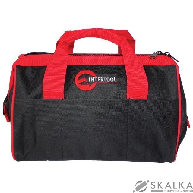 На фото Сумка инструментальная Intertool 14 карманов 315*215*255мм (BX-9001)