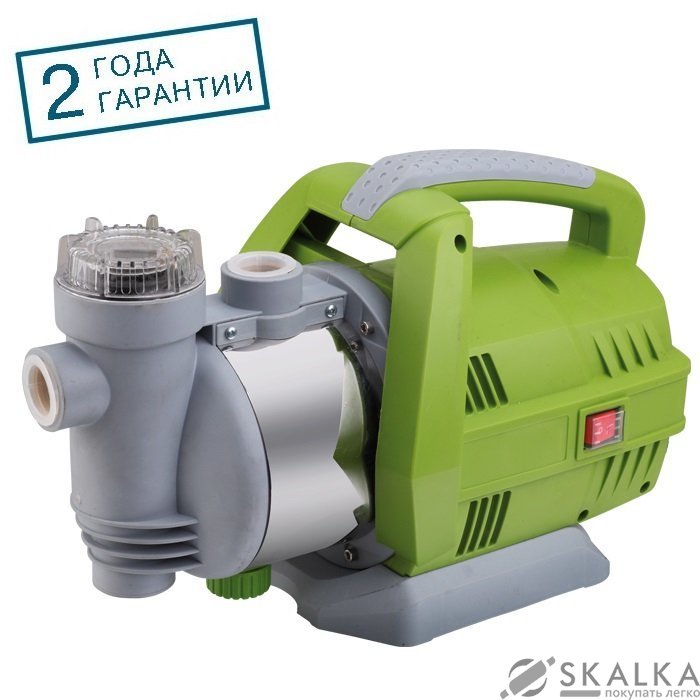 На фото Насос центробежный самовсасывающий Насосы+Оборудование Garden (1036)