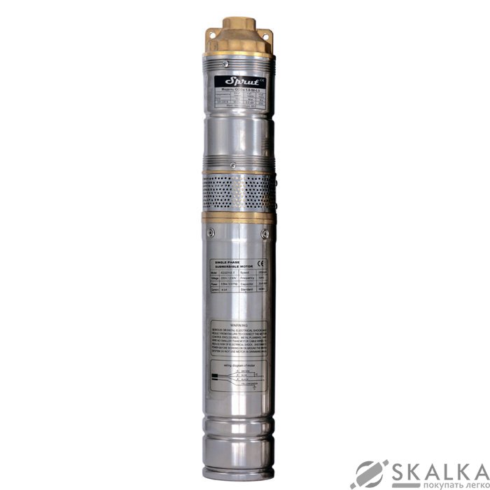 На фото Насос скважинный Sprut QGDа 1,8- 50-0.5 + пульт управления (0061)