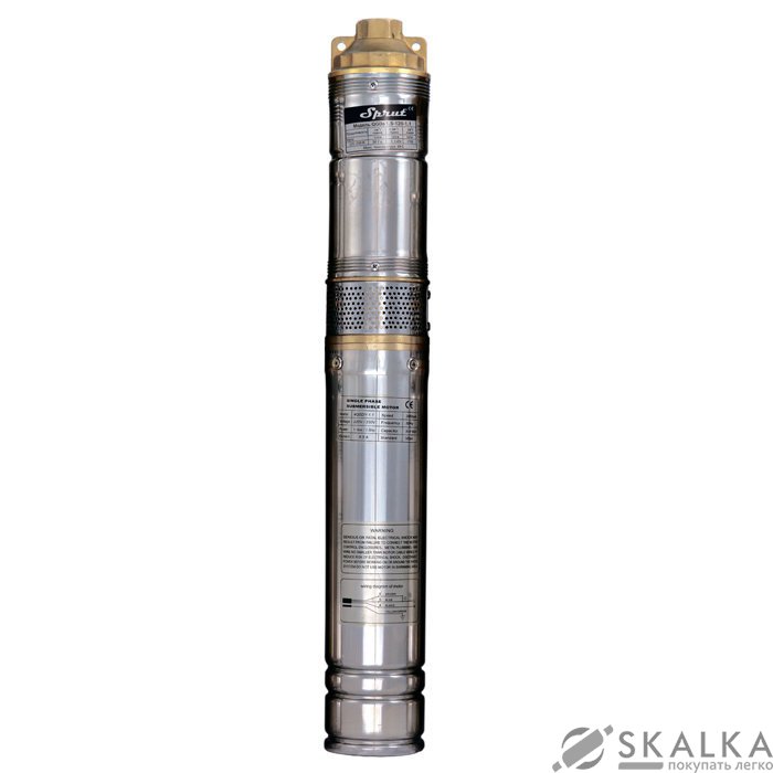 На фото Насос скважинный Sprut QGDа 1,5-120-1.1 + пульт управления (0064)