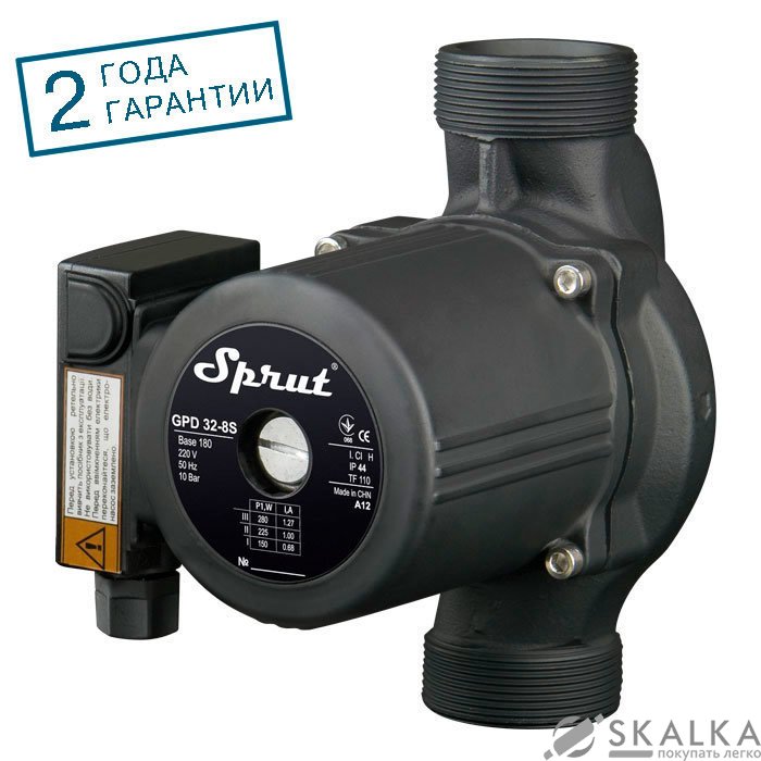 На фото Насос циркуляционный Sprut GPD 32-8S-180 (0178)