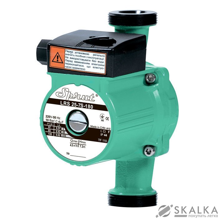 На фото Насос циркуляционный Sprut LRS 25-7S-180 (0192)