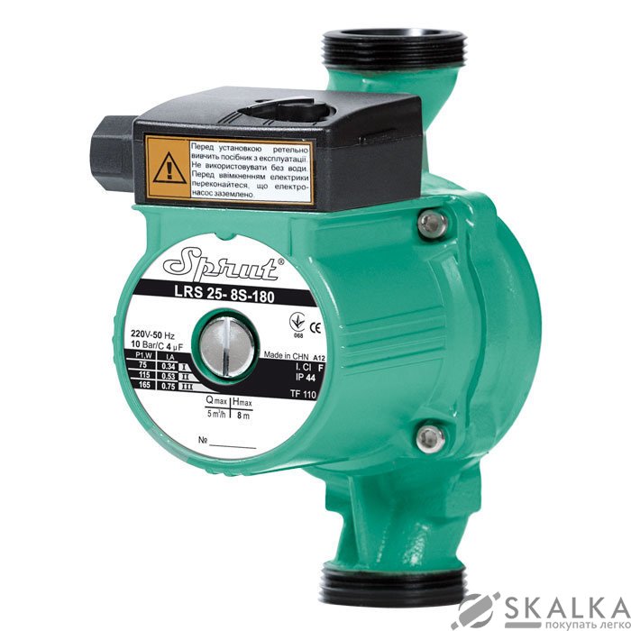 На фото Насос циркуляционный Sprut LRS 25-8S-180 (0193)