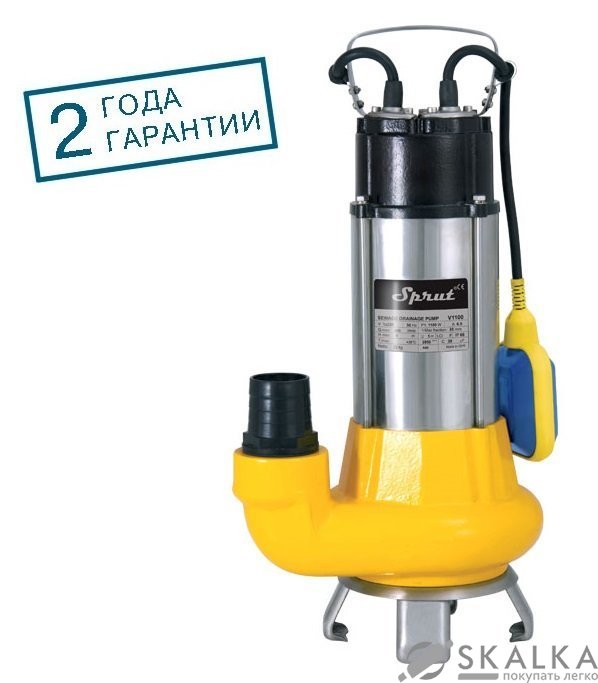 На фото Дренажно-фекальный насос Sprut V1100 (0230)