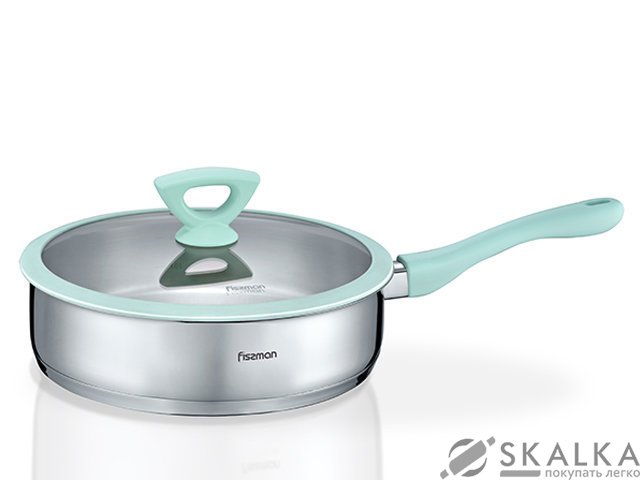 Сковорода Versailles 24x6.5 см со стеклянной крышкой (SS-5398.24) На фото Сковорода Versailles 24x6.5 см со стеклянной крышкой (SS-5398.24)