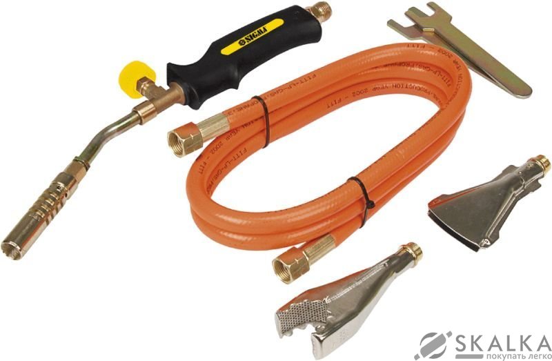 На фото Горелка для пайки Sigma + насадки (2902161)