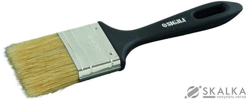 На фото Кисть флейцевая Sigma оптима 1 (8301521)