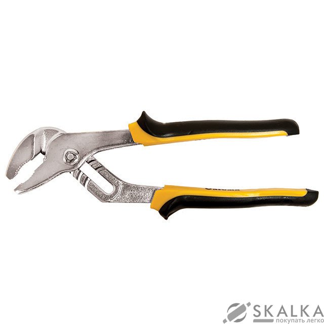 Клещи переставные для труб Sigma 250мм с желто-черными ручками (4102851) На фото Клещи переставные для труб Sigma 250мм с желто-черными ручками (4102851)