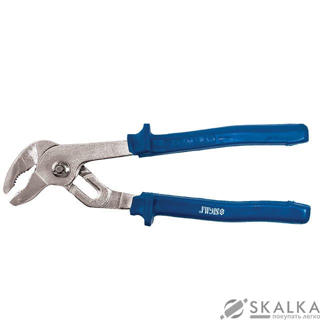 Клещи переставные для труб Sigma 250мм с синими ручками (4102951) На фото Клещи переставные для труб Sigma 250мм с синими ручками (4102951)