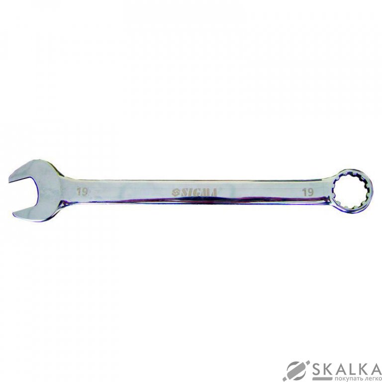 На фото Ключ рожково-накидной Sigma 21мм CrV head polished (702721z)