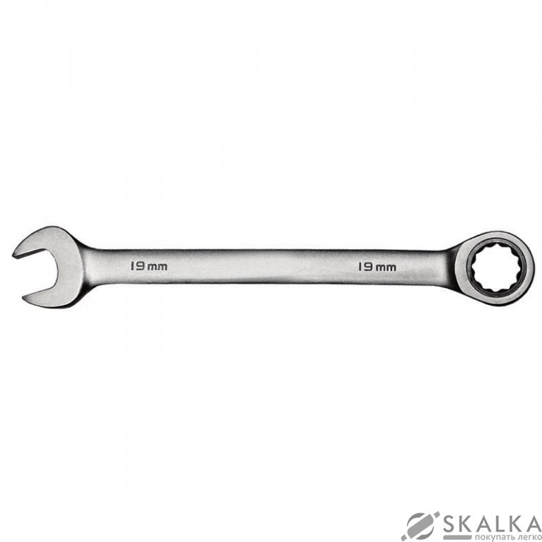 На фото Ключ рожково-накидной трещеточный Sigma 15мм CrV satine (6022151)