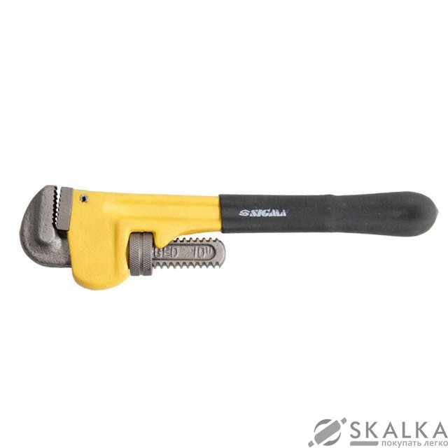 На фото Ключ трубный Stillson Sigma 300мм с обрезиненной ручкой (4102021)