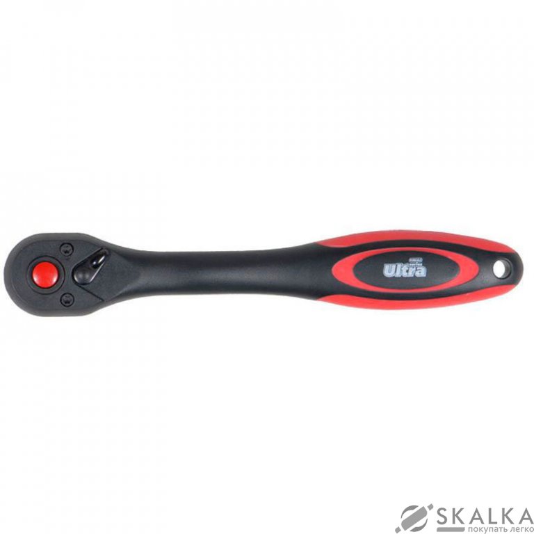 Ключ-трещетка Ultra с изогнутой ручкой ⅜'' 200мм CrV (6050152) На фото Ключ-трещетка Ultra с изогнутой ручкой ⅜'' 200мм CrV (6050152)