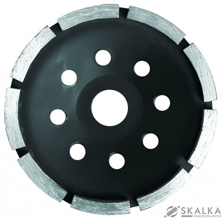 Круг алмазный сегментный шлифовальный (чашечный, 1 ряд) Sigma Ø100мм (1912011) На фото Круг алмазный сегментный шлифовальный (чашечный, 1 ряд) Sigma Ø100мм (1912011)