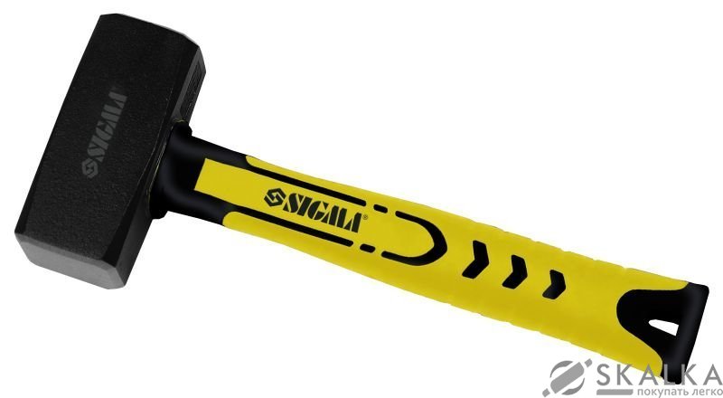 Кувалда Sigma 800г фибергласовая ручка (4311081) На фото Кувалда Sigma 800г фибергласовая ручка (4311081)