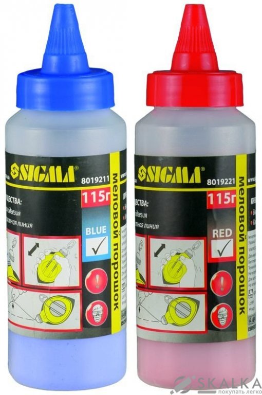 На фото Меловой порошок Sigma красный 115г (8019221)