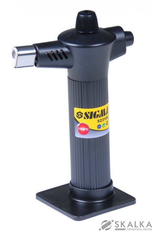 На фото Микрогорелка газовая Sigma 1300°С пьезозажигание 60мин работы (2901021)