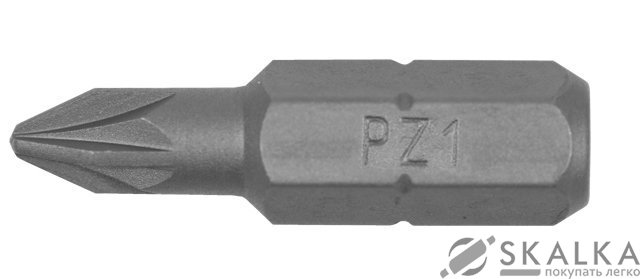 На фото Набор бит Ultra PZ1x25мм ¼" 25шт S2 (пласт кейс) (4010402)
