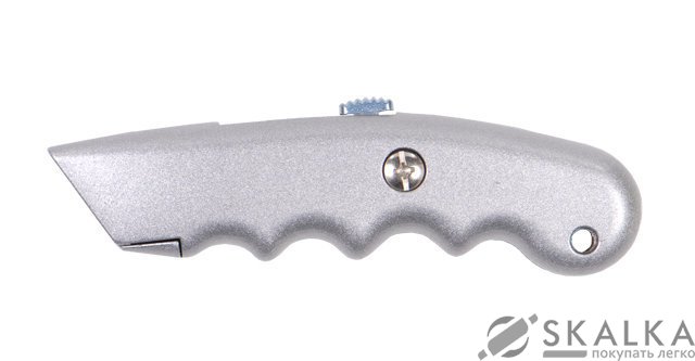 На фото Нож Sigma металлический корпус лезвие трапеция авт замок (8212031)