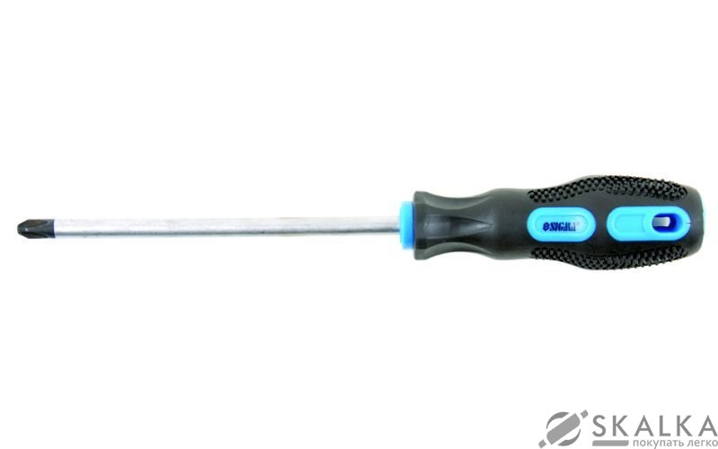 На фото Отвертка крестовая Sigma PH1x100мм СrV (4006531)