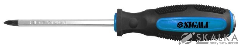 На фото Отвертка ударная крестовая Sigma PH1x75мм CrV (4004601)