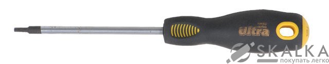 На фото Отвертка шестигранная Ultra T8.0х75мм СrMo (4005032)