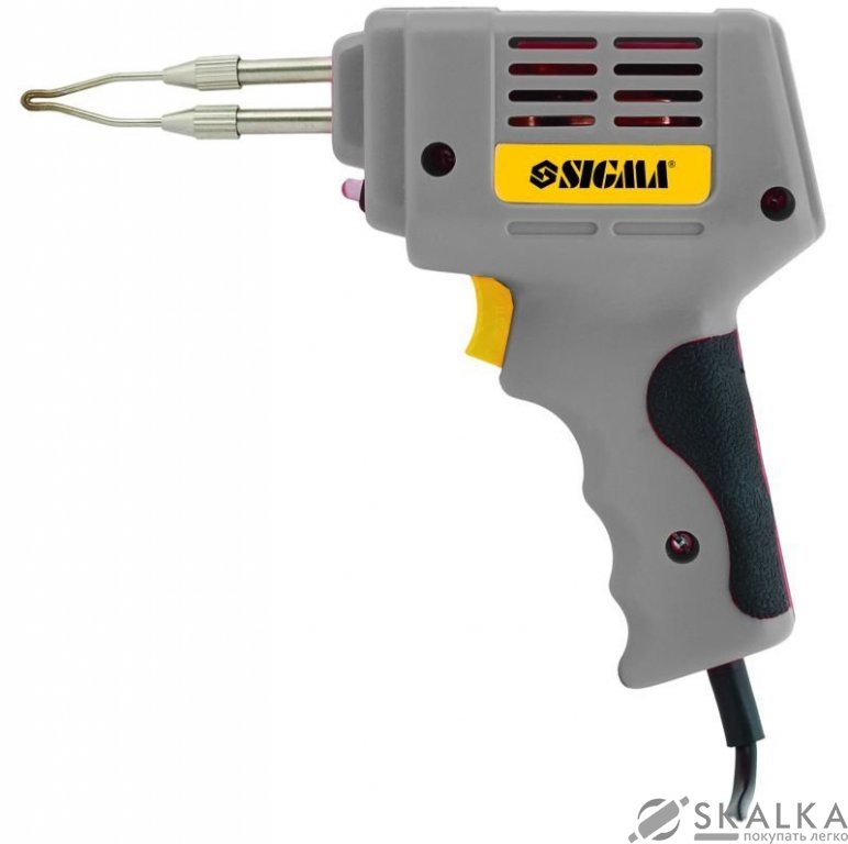 Паяльник импульсный Sigma 200Вт (2742051) На фото Паяльник импульсный Sigma 200Вт (2742051)