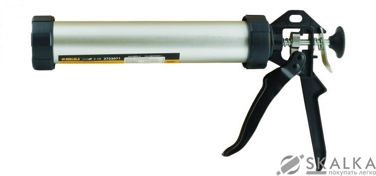 На фото Пистолет для герметиков Sigma 225мм 310мл алюминиевая туба (2723051)