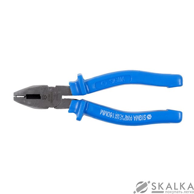 Плоскогубцы Sigma 200мм синие (4341201) На фото Плоскогубцы Sigma 200мм синие (4341201)