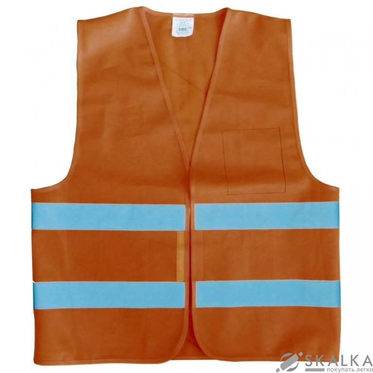 Сигнальный жилет Grad оранж XXL (9451715) На фото Сигнальный жилет Grad оранж XXL (9451715)