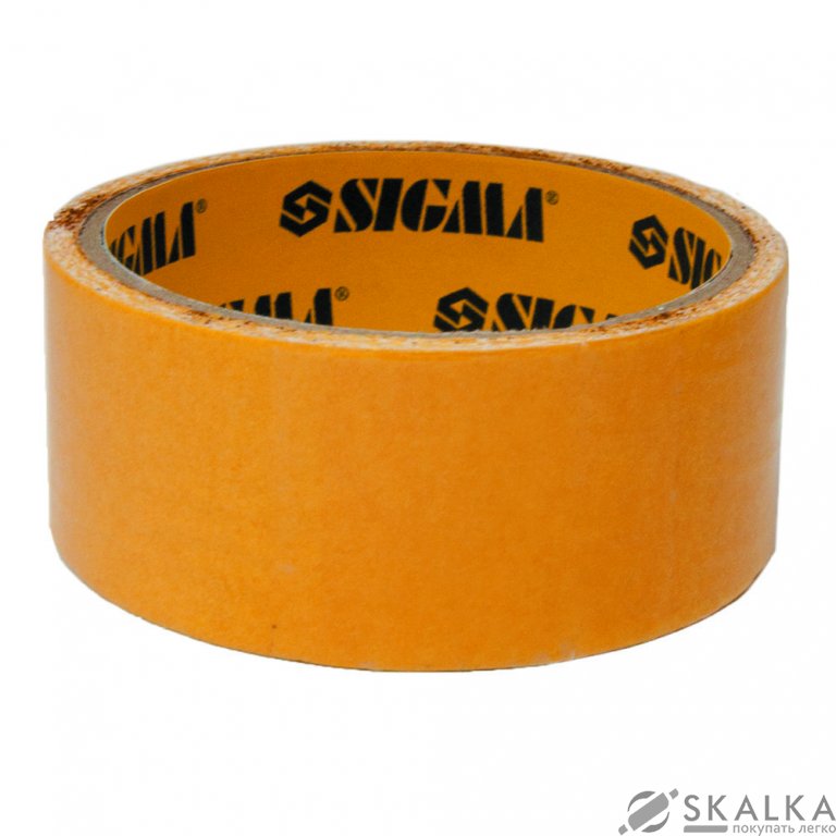 Скотч Sigma 2-хсторонний на полипропиленовой основе 38ммх10м (8401721) На фото Скотч Sigma 2-хсторонний на полипропиленовой основе 38ммх10м (8401721)