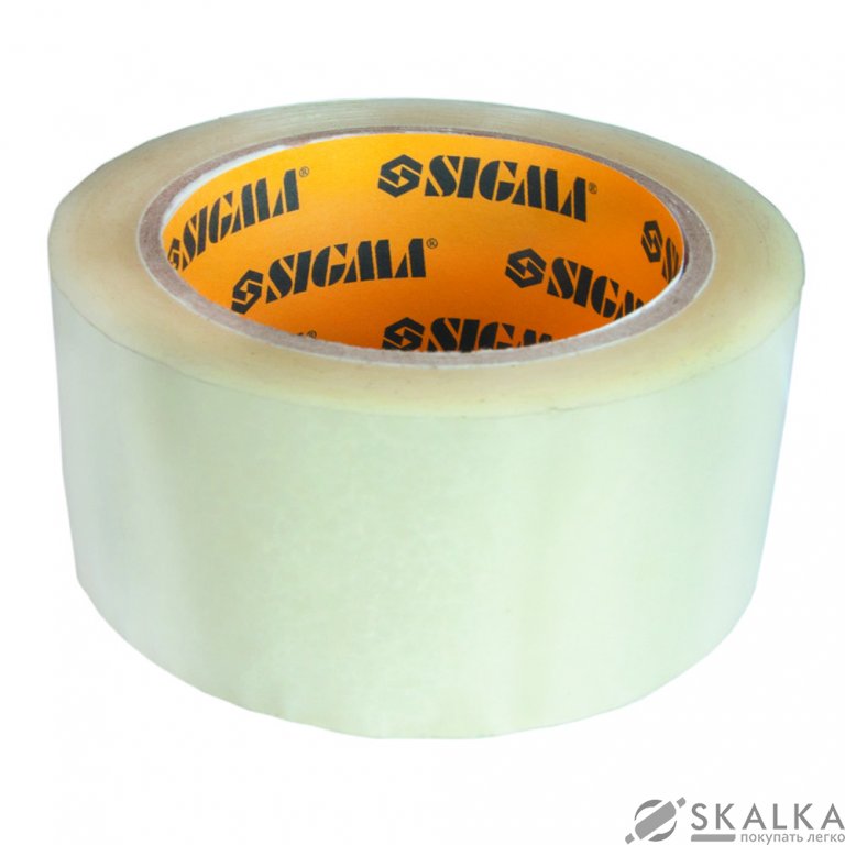 На фото Скотч упаковочный Sigma прозрачный 45ммх100м (8401231)