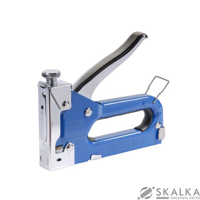 Степлер Sigma с регулятором для скоб 4-14мм синий (2821011) На фото Степлер Sigma с регулятором для скоб 4-14мм синий (2821011)