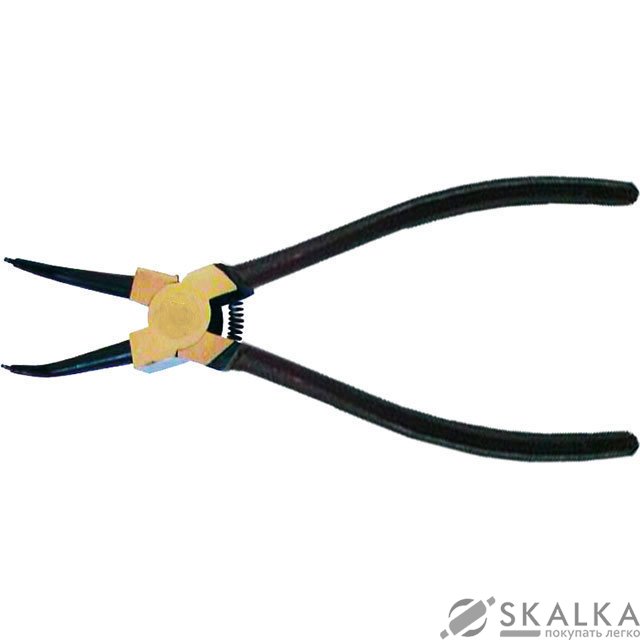 На фото Съемник стопорных колец Grad 150мм внутренний гнутый (4350225)