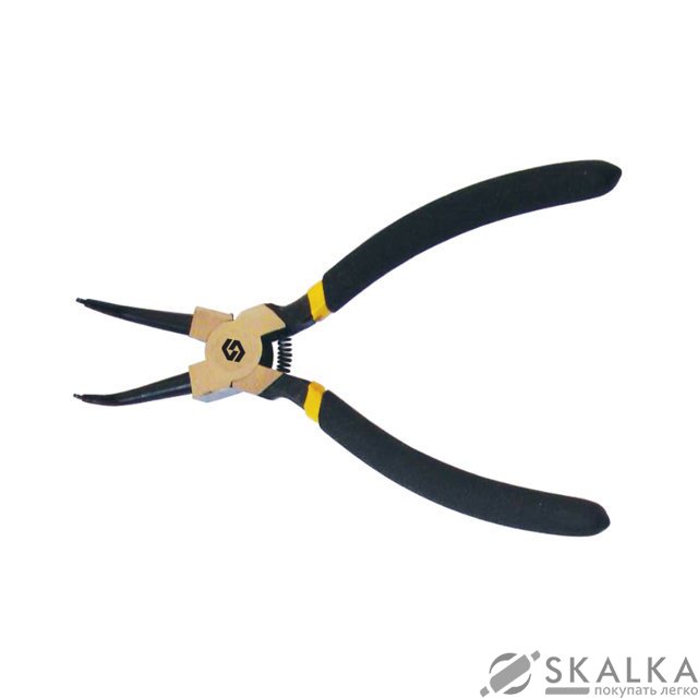 На фото Съемник стопорных колец Sigma 180мм внутренний гнутый (4350021)