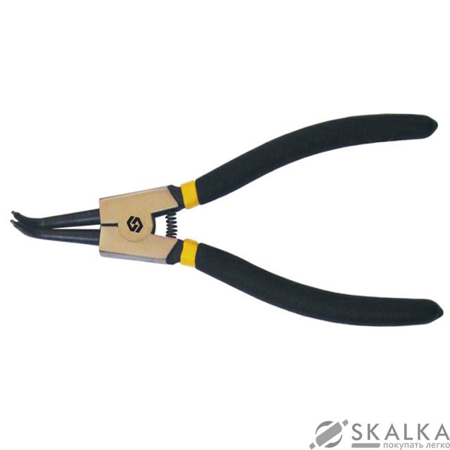 На фото Съемник стопорных колец Sigma 180мм наружный гнутый (4350121)