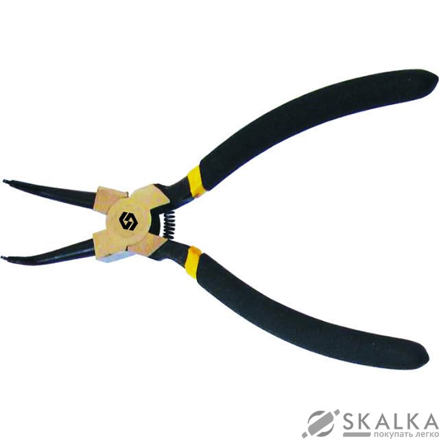 На фото Съемник стопорных колец Sigma 200мм внутренний гнутый (4350161)