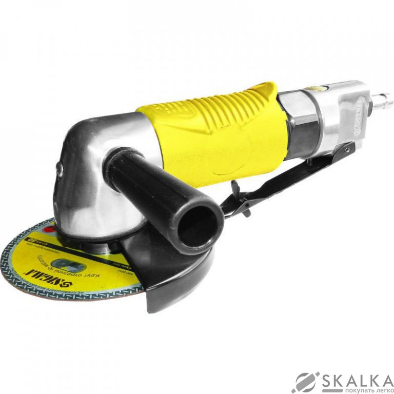 На фото Угловая шлифмашинка пневматическая Sigma универсальная 125мм (6733011)