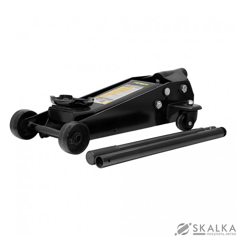 На фото Домкрат гидравлический подкатной усиленый Sigma 2,25т H 140-520мм (6104041)