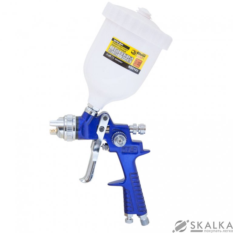 На фото Краскораспылитель Sigma HVLP Ø1.4 с в/б (синий) (6812011)