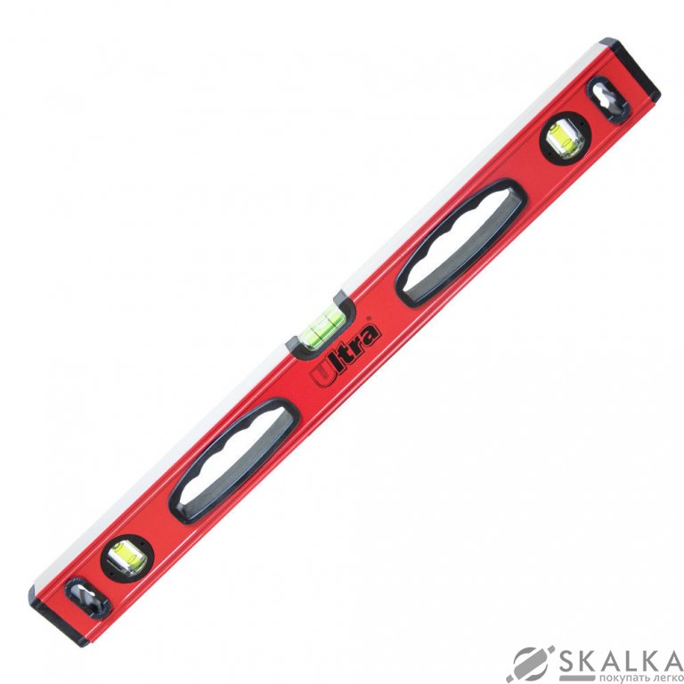 На фото Уровень Ultra 3 глазка, 2 рукоятки 60см (3726062)