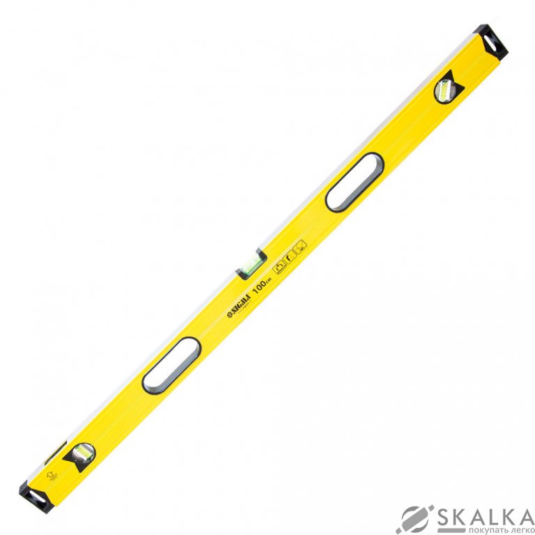 Уровень магнитный Sigma 3 капсулы + глазок 100см (3732101) На фото Уровень магнитный Sigma 3 капсулы + глазок 100см (3732101)