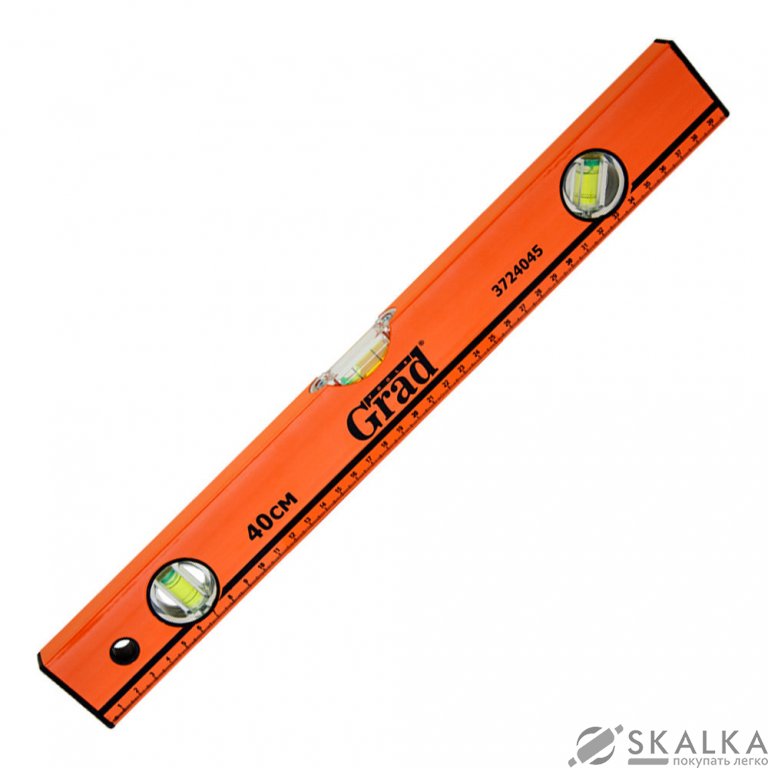 На фото Уровень облегченный Grad 3 глазка 40см (3724045)