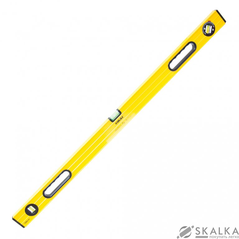 На фото Уровень Sigma поворотный глазок, 2 рукоятки 100см (3723101)