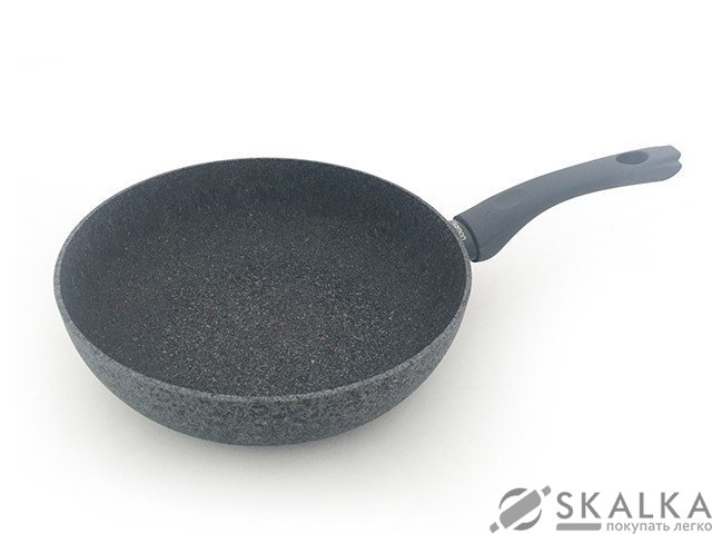 На фото Сковорода-вок Fissman VENETA 26 см с каменным антипригарным покрытием (AL-4918.26)