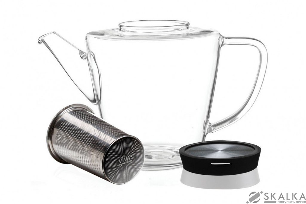 Заварник стеклянный Duka VIVA SKANDINAVIA 1 л (1212228) На фото Заварник стеклянный Duka VIVA SKANDINAVIA 1 л (1212228)